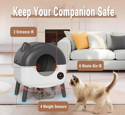 MeowWhimsy S7 Self-Cleaning Litter Box