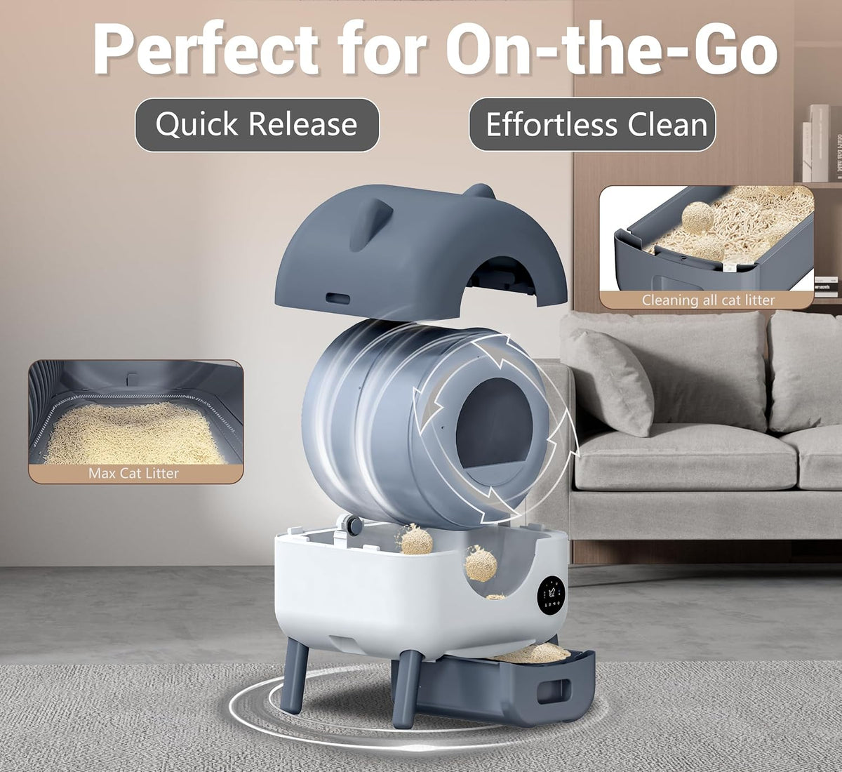 MeowWhimsy S7 Self-Cleaning Litter Box