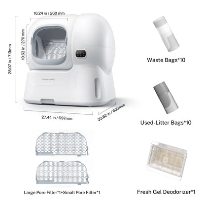 Self-Cleaning Litter Box CS106HomeRunpet CS106 Self-Cleaning Litter Box