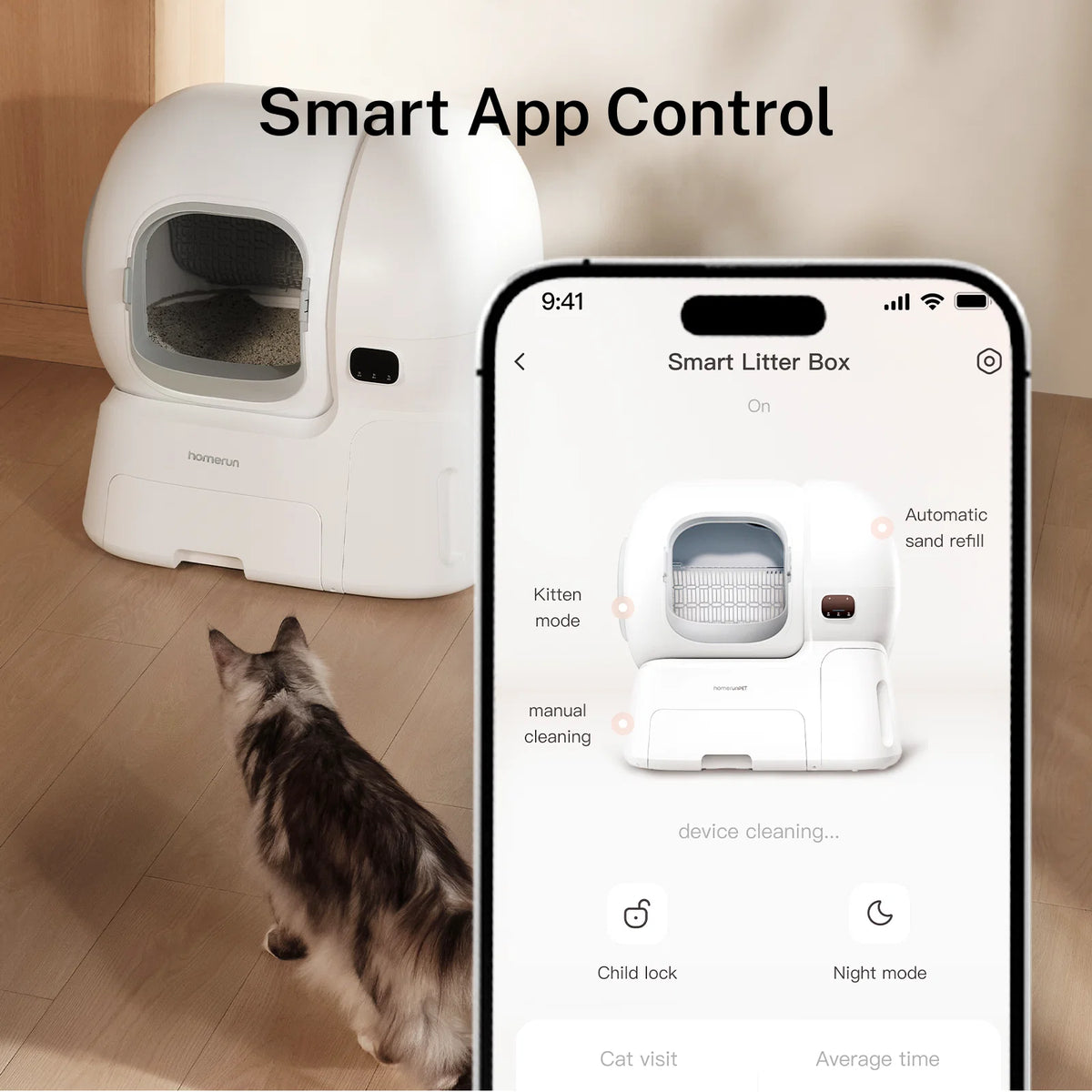 Self-Cleaning Litter Box CS106HomeRunpet CS106 Self-Cleaning Litter Box