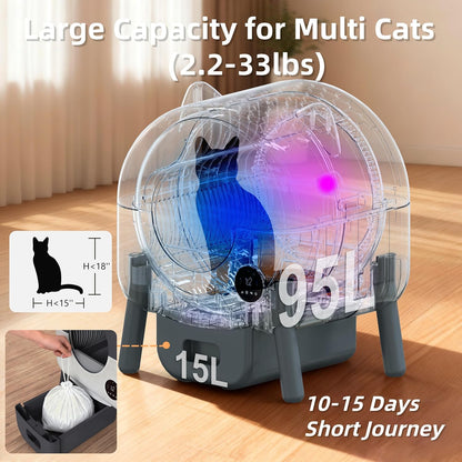 MeowWhimsy S7 Self-Cleaning Litter Box