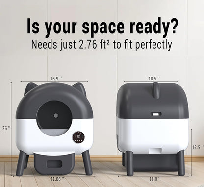 MeowWhimsy S7 Self-Cleaning Litter Box